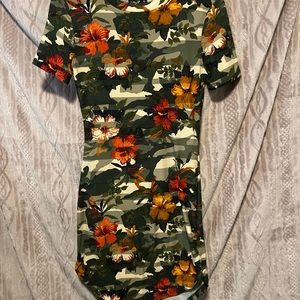 Camouflage /floral dress
